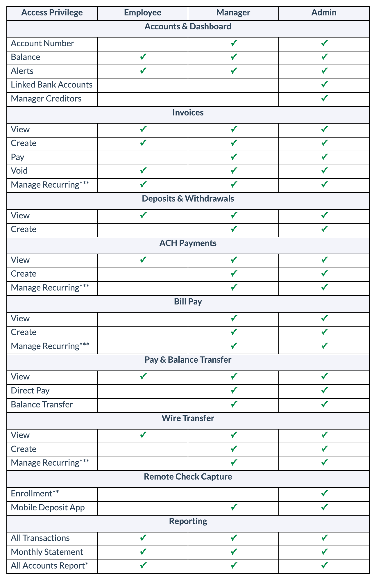 Green Check Direct User Access Comparison Chart